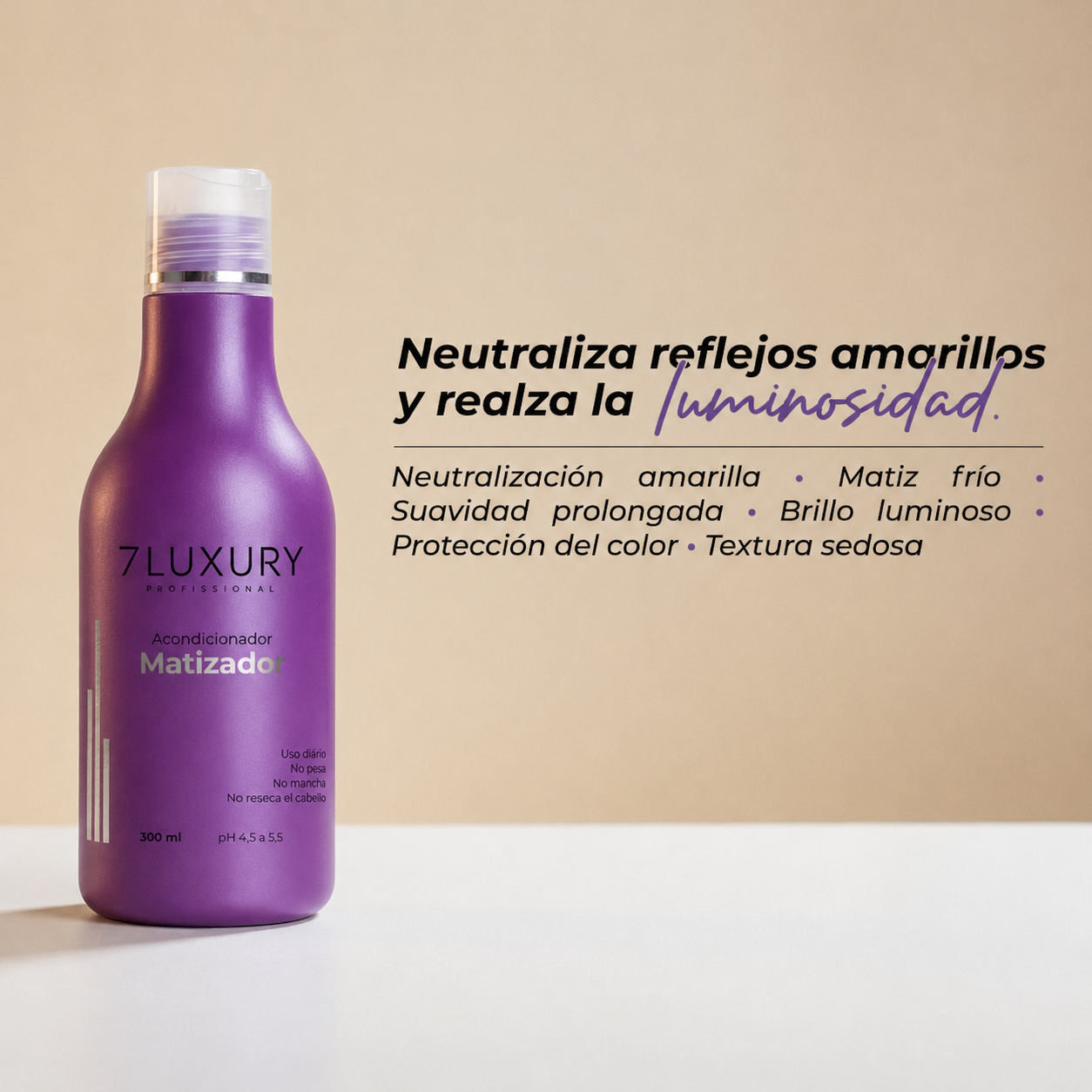 Acondicionador Matizador Platinum 300 ml
